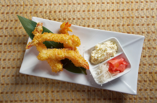 prawn Ebi tempura bowl Stock photo © fanfo