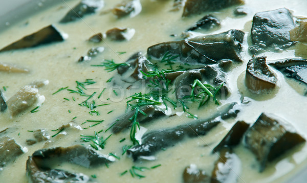 Finnish mushroom sauce Stock photo © fanfo