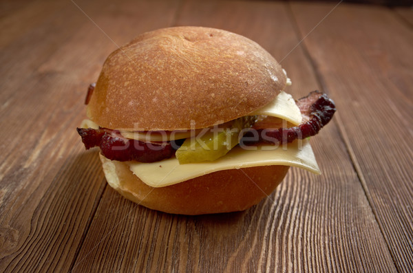 Stock photo: american sandwich
