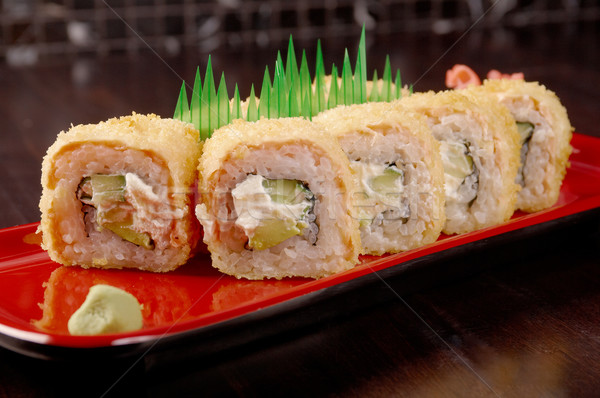 Japonais sushis traditionnel fumé poissons [[stock_photo]] © fanfo