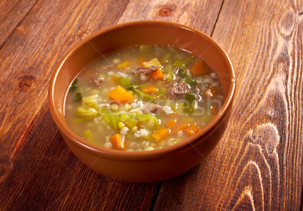 Scotch Broth Soup Stock photo © fanfo