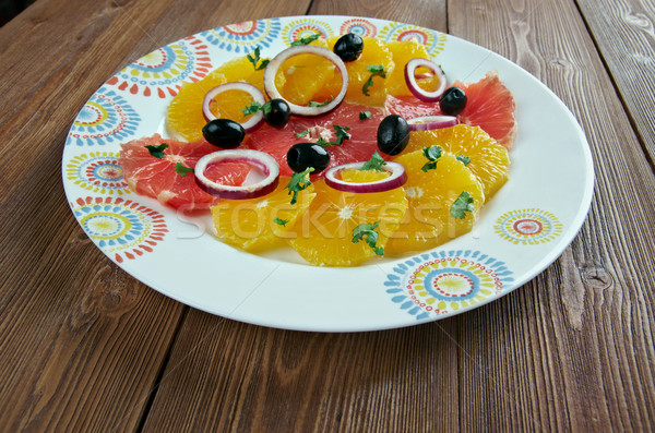 Sicilian orange salad Stock photo © fanfo