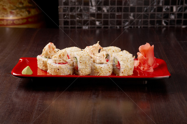 Japanese sushi  traditional japanese food. Stock photo © fanfo