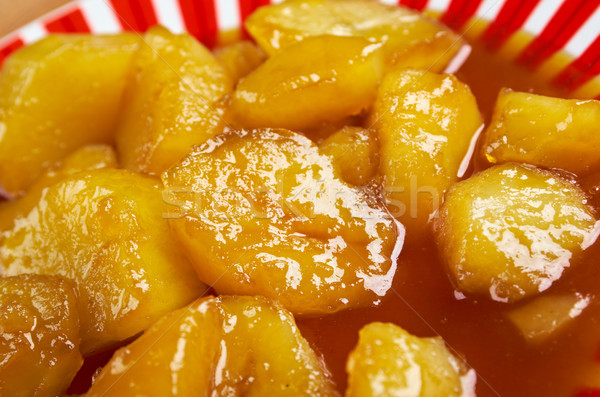 Azucarado dulce patatas fondo postre Foto stock © fanfo