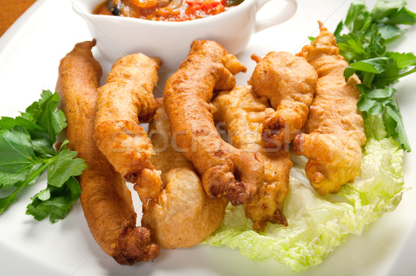 Stock photo: Japanese Cuisine - Tempura Chicken