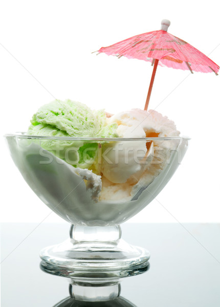 ice cream in a glass vase. Stock photo © fanfo