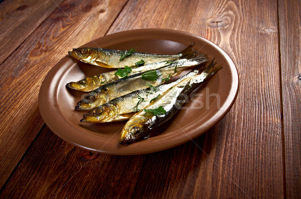 Smoked herring  Stock photo © fanfo