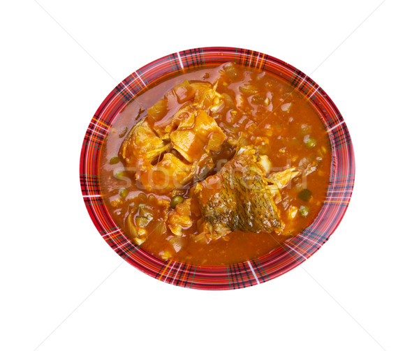 Ryb curry indian food Zdjęcia stock © fanfo