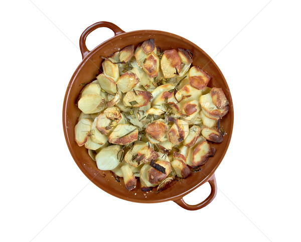 Potato and onion gratin Stock photo © fanfo