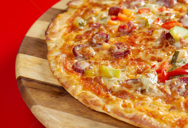 Zdjęcia stock: Pizza · polowanie · włoski · kuchnia · studio · restauracji