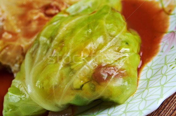 Stuffed Cabbage Tagine Stock photo © fanfo