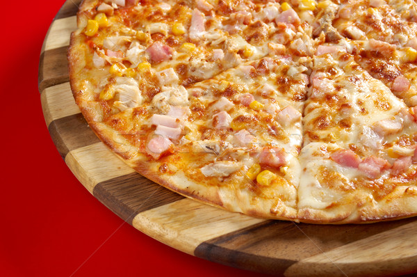 Pizza neat's tongue Stock photo © fanfo