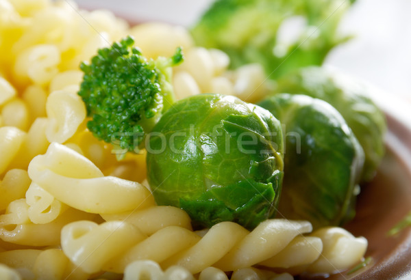 Heerlijk macaroni pasta foto koken macro Stockfoto © fanfo