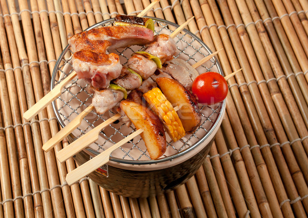 Stock fotó: Japán · zöldségek · háttér · étterem · bemutató · Ázsia