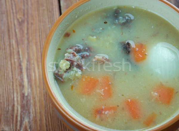 Dutch Pea Soup - Snert Stock photo © fanfo