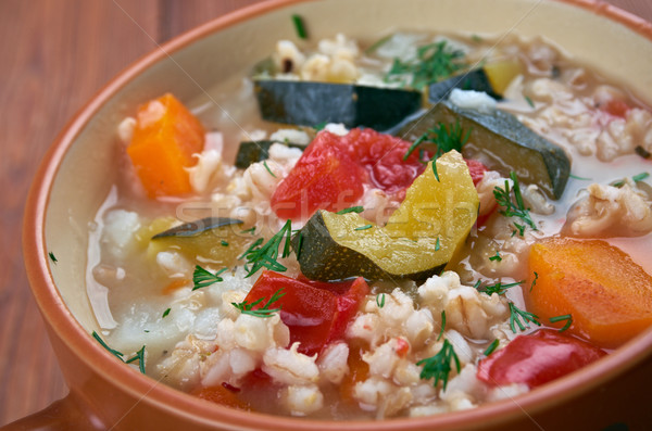 Zuppa d’orzo Stock photo © fanfo