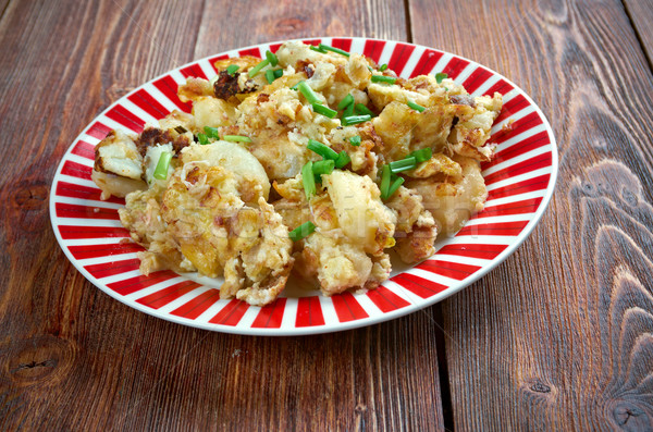 Stock photo: Curried Hash Brown Scramble