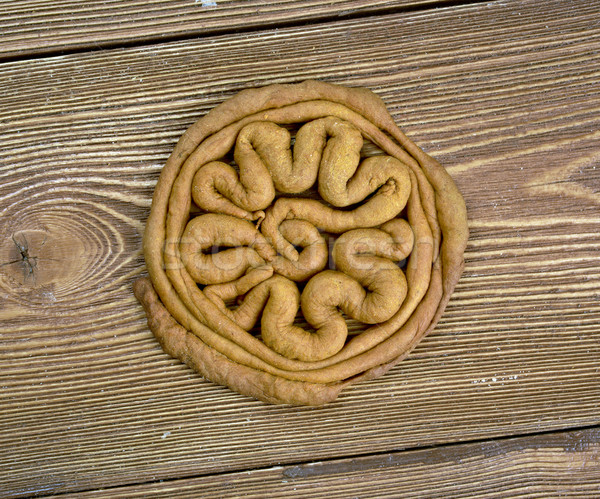 Zencefilli çörek rus Noel ahşap yakın putperest Stok fotoğraf © fanfo