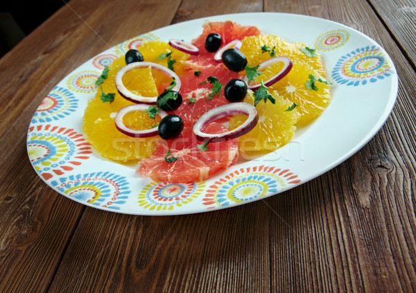 Sicilian orange salad Stock photo © fanfo