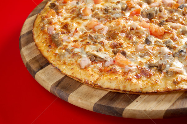 Pizza Zunge italienisch Küche Studio Restaurant Stock foto © fanfo