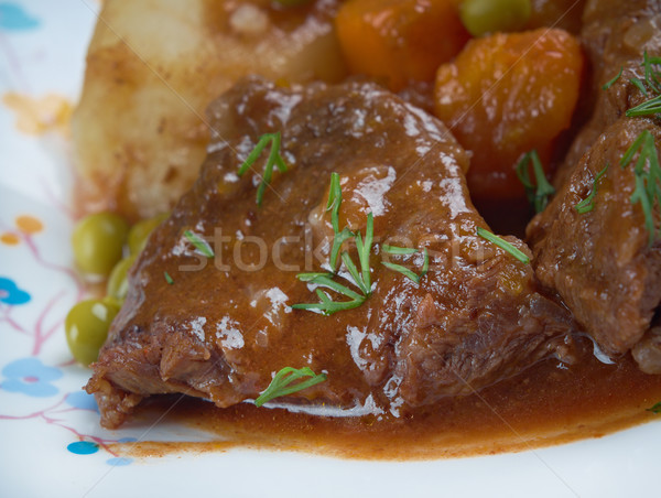 lamb fricassee Stock photo © fanfo