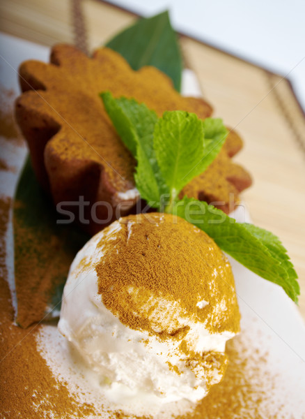 Duende delicioso chocolate helado alimentos café Foto stock © fanfo