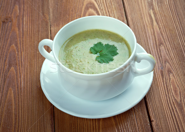 Klaue traditionellen Gericht Schottland Milch Gemüse Stock foto © fanfo