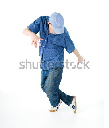 Hip hop estilo dançarina legal esportes em movimento Foto stock © fanfo