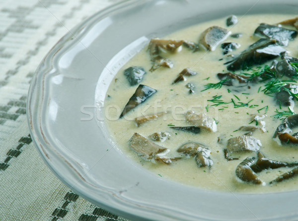 Finnish mushroom sauce Stock photo © fanfo