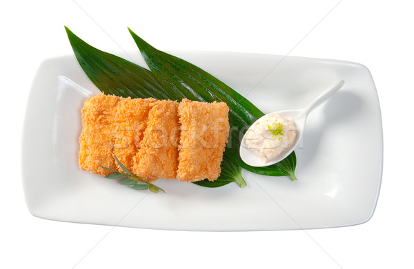 Stock photo: Japanese Tonkatsu, pork cutlet 