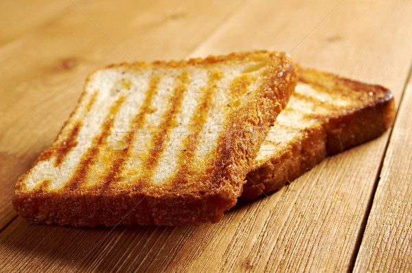 焼いた パン スライス アップ 白パン ストックフォト © fanfo