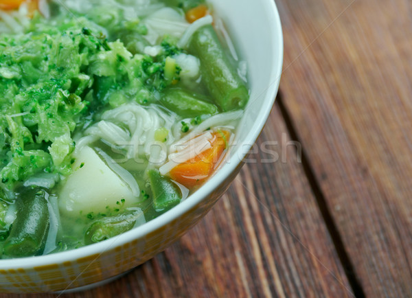 Minestrone alla genovese Stock photo © fanfo