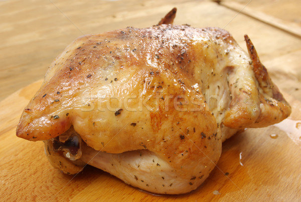 homemade  Crispy Roast Chicken Stock photo © fanfo