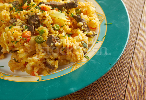 arroz chino colombiana Stock photo © fanfo