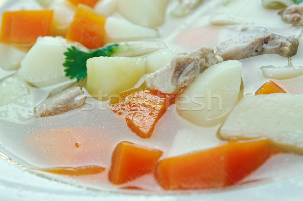 Traditionnel ragoût de boeuf viande plat carottes pommes de terre [[stock_photo]] © fanfo