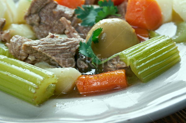 Irish spezzatino carne di maiale alimentare zuppa vegetali Foto d'archivio © fanfo