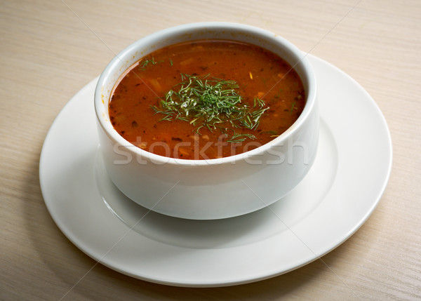 [[stock_photo]]: épicé · mexican · soupe · dîner · tomate · chaud