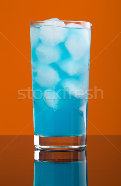 Blue hawaiian cold cocktail   Stock photo © fanfo