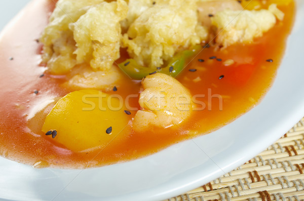Seafood tempura vegetable Stock photo © fanfo