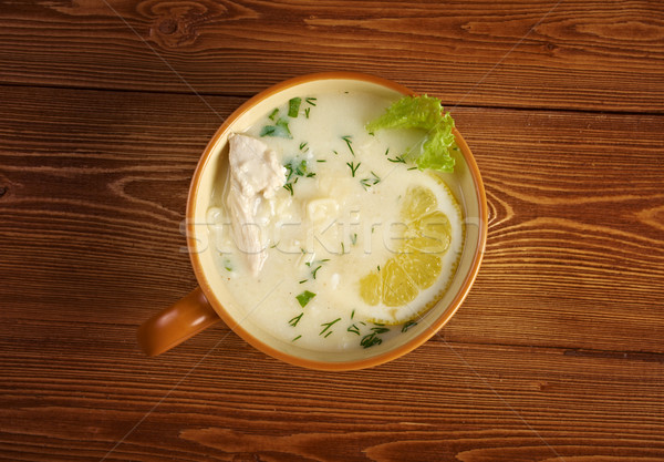 Avgolemono or egg-lemon Stock photo © fanfo