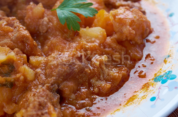 Hongrois soupe traditionnel cuisine viande Photo stock © fanfo