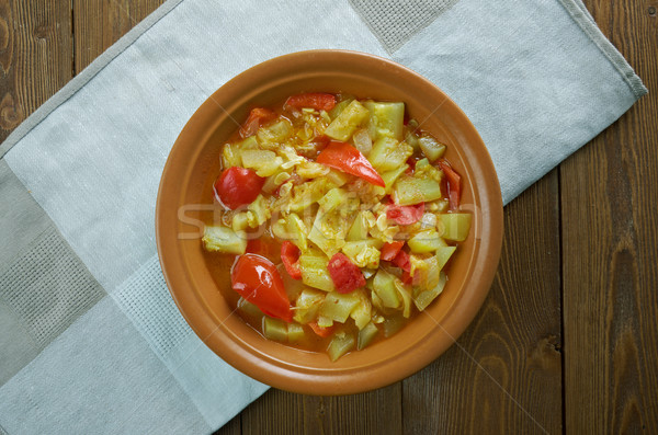 Mixed vegetable kurma Stock photo © fanfo