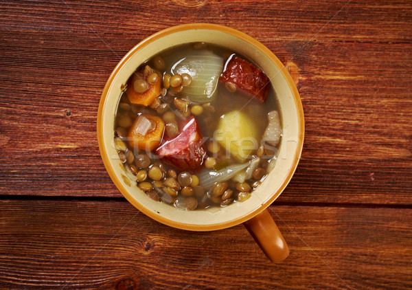 Stockfoto: Chorizo · keuken · Rood · worst · diner