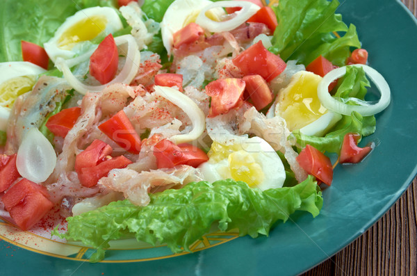 Ensalada de bacalao Stock photo © fanfo