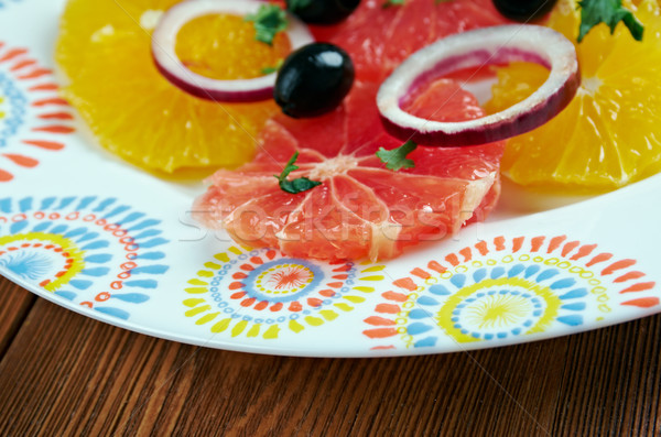 Sicilian orange salad Stock photo © fanfo