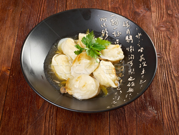 Cartof ciuperci dim sum chinez stil carne Imagine de stoc © fanfo