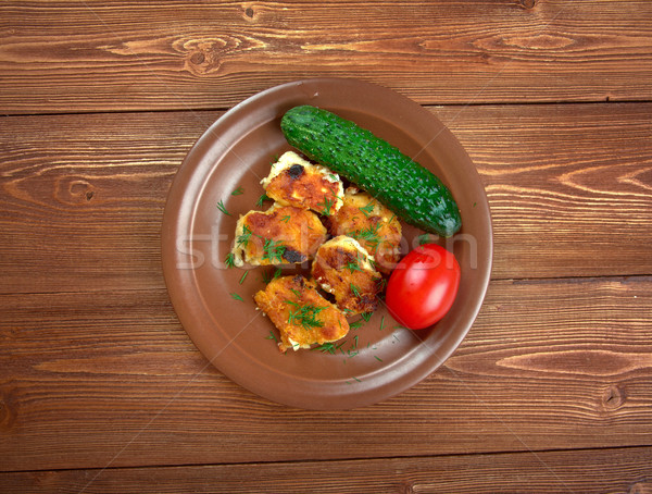 Peccato pollo alimentare paese pranzo veloce Foto d'archivio © fanfo