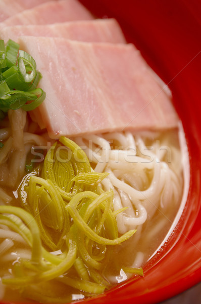 japanese ham noodles  Stock photo © fanfo