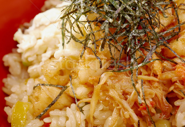  fried rice tyahan with seafood Stock photo © fanfo
