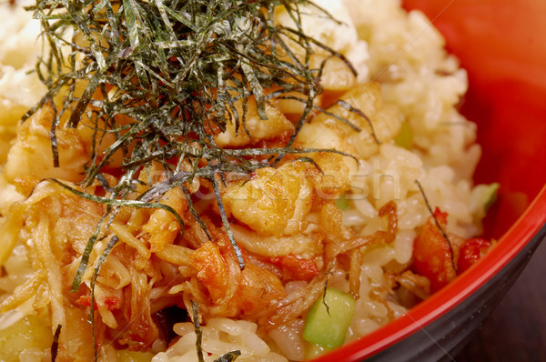 Foto stock: Frito · arroz · frutos · do · mar · delicioso · restaurante